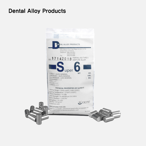 Super 6 (슈퍼 6)Dental Alloy Products (덴탈알로이)