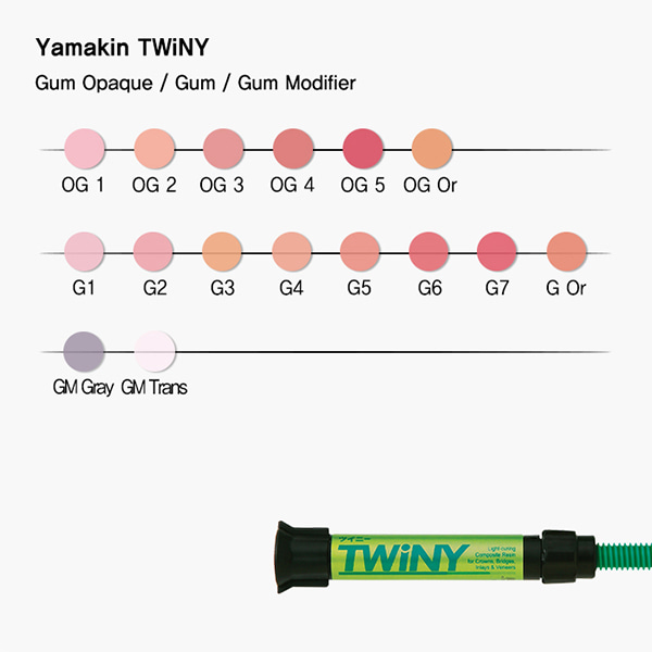TWiNY Gum shades (Gum Opaque/Gum/GumModifier) (트위니 검 셰이드) YAMAKIN (야마킨)